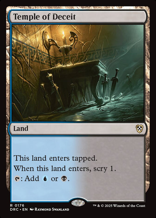 MTG Card Title: Temple of Deceit DRC/176