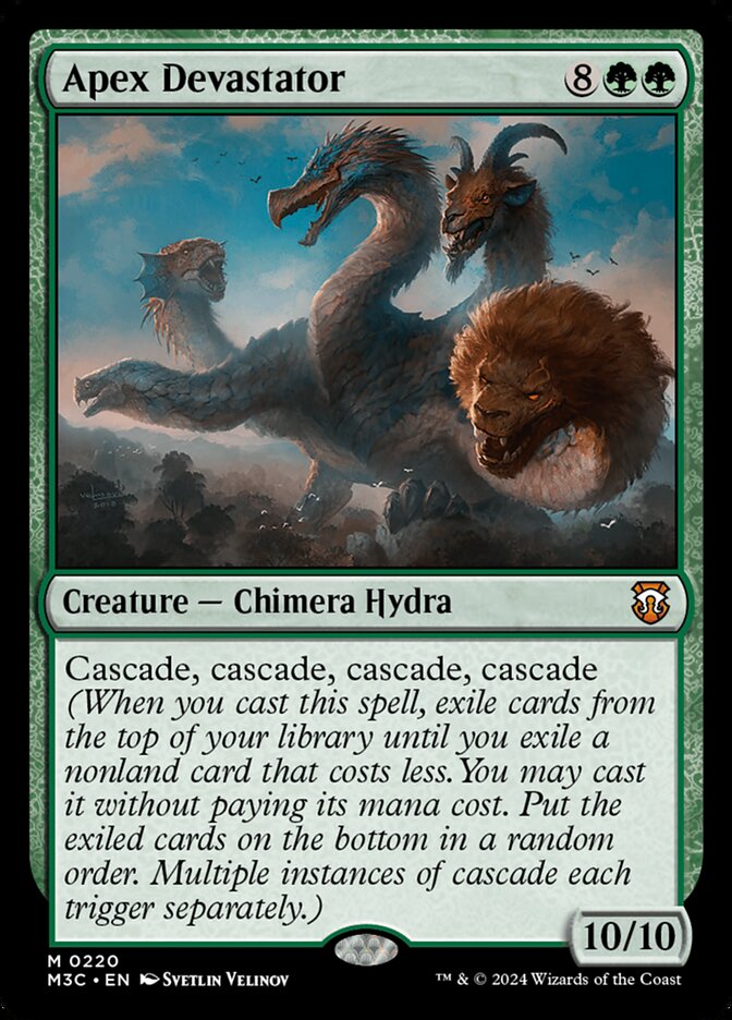MTG Card Title: Apex Devastator M3C/220