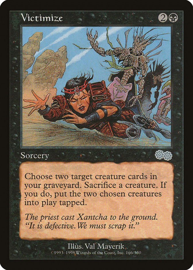 MTG Card Title: Victimize USG/166