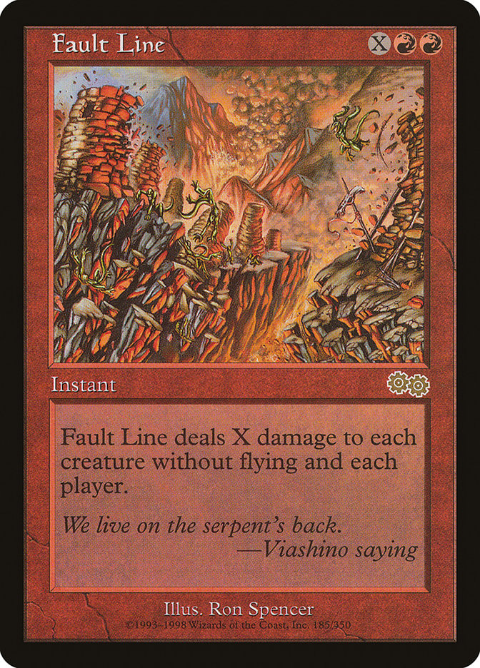 MTG Card Title: Fault Line USG/185