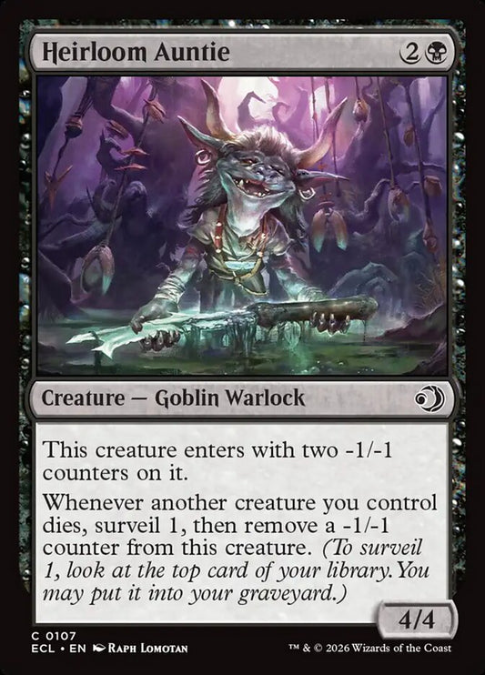 MTG Card Title: Heirloom Auntie ECL/107