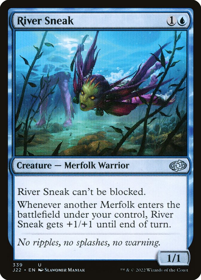 MTG Card Title: River Sneak J22/339