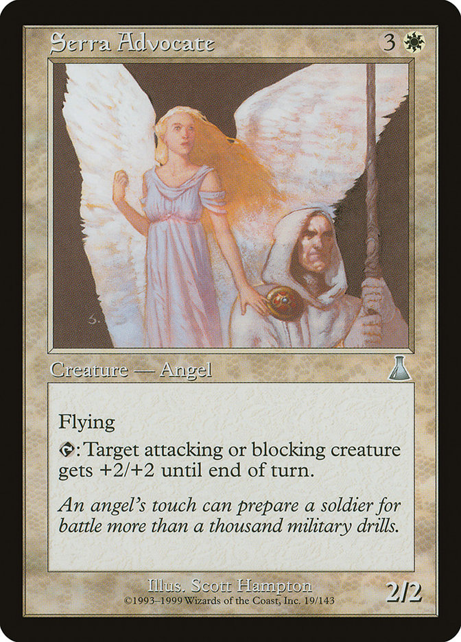 MTG Card Title: Serra Advocate UDS/19