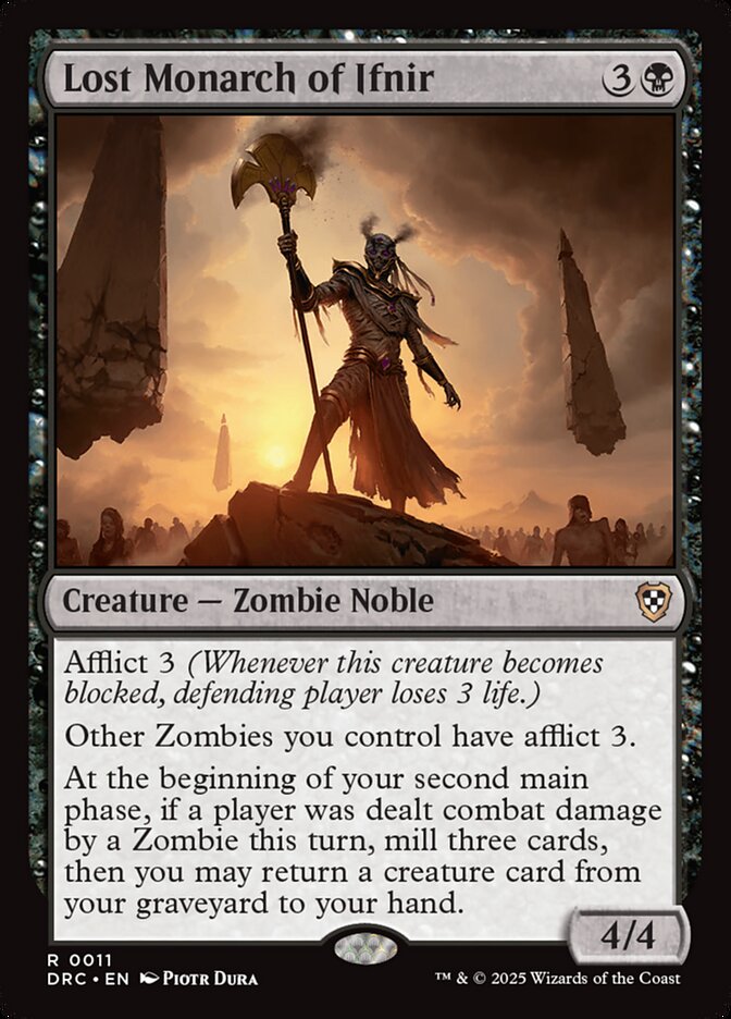 MTG Card Title: Lost Monarch of Ifnir DRC/11