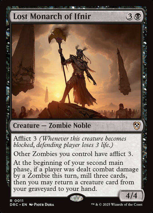 MTG Card Title: Lost Monarch of Ifnir DRC/11
