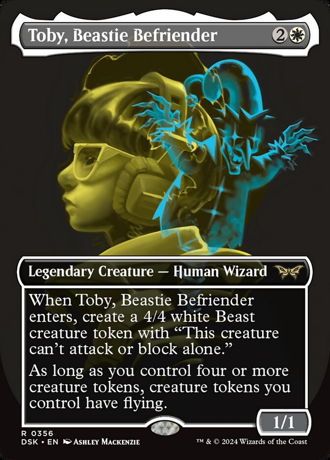 MTG Card Title: Toby, Beastie Befriender DSK/356