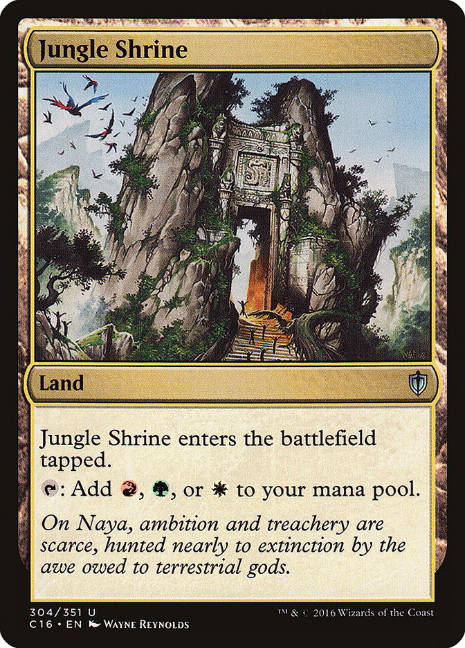 MTG Card Title: Jungle Shrine C16/304