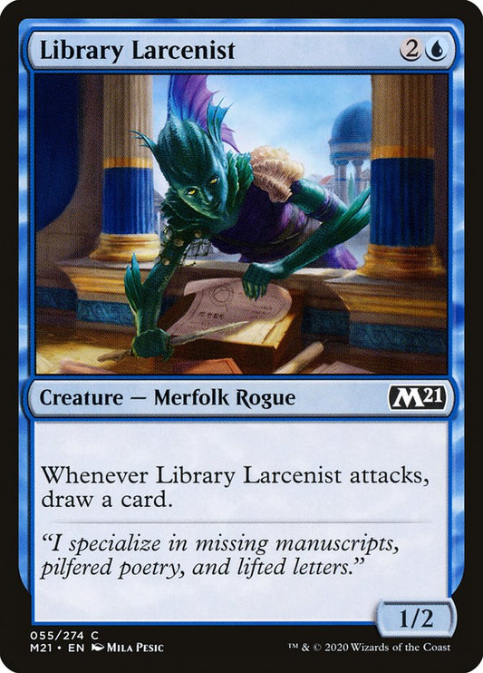 MTG Card Title: Library Larcenist M21/55