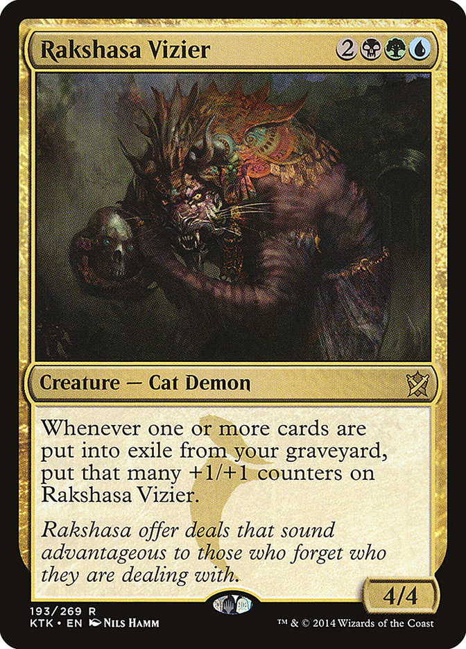 MTG Card Title: Rakshasa Vizier KTK/193