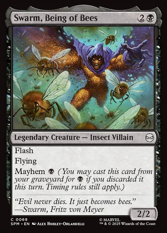 MTG Card Title: Swarm, Being of Bees SPM/69