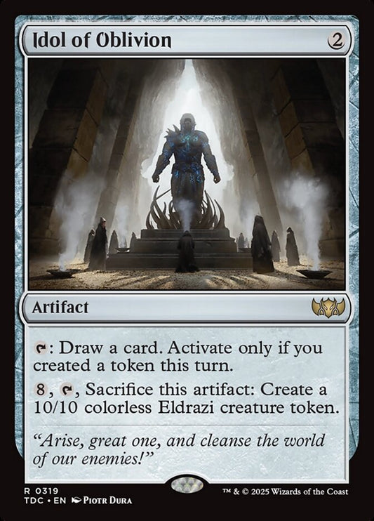 MTG Card Title: Idol of Oblivion TDC/319