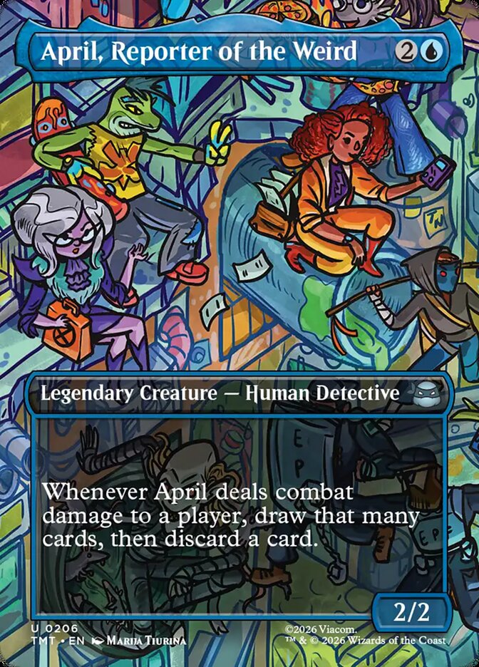 MTG Card Title: April, Reporter of the Weird TMT/206