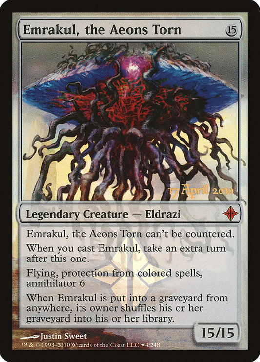 MTG Card Title: Emrakul, the Aeons Torn PROE/4*