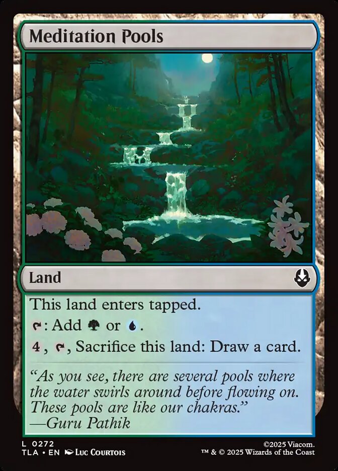 MTG Card Title: Meditation Pools TLA/272