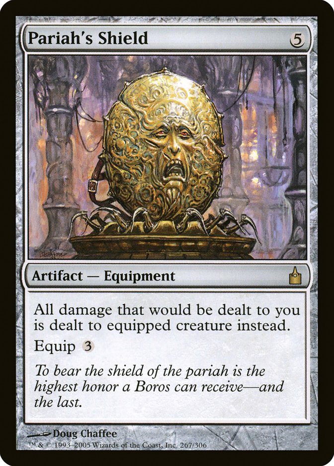 MTG Card Title: Pariah's Shield RAV/267
