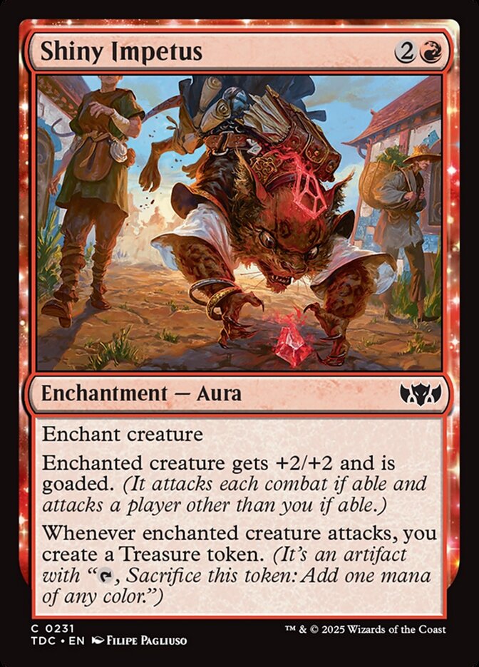 MTG Card Title: Shiny Impetus TDC/231