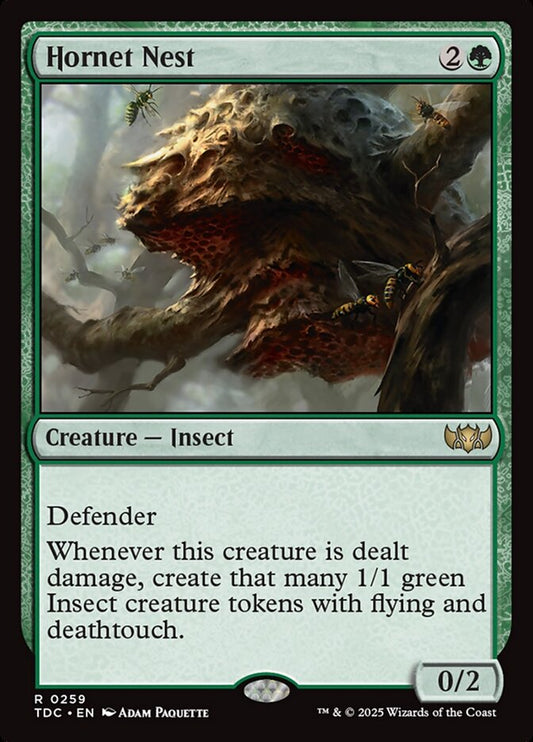MTG Card Title: Hornet Nest TDC/259
