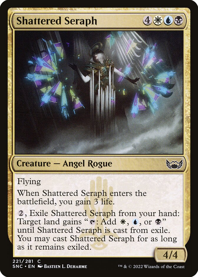 MTG Card Title: Shattered Seraph SNC/221