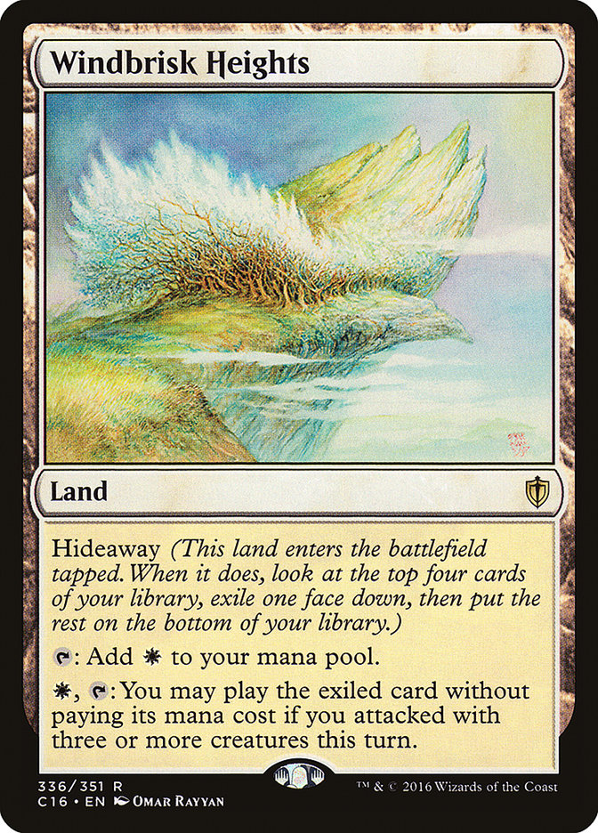 MTG Card Title: Windbrisk Heights C16/336