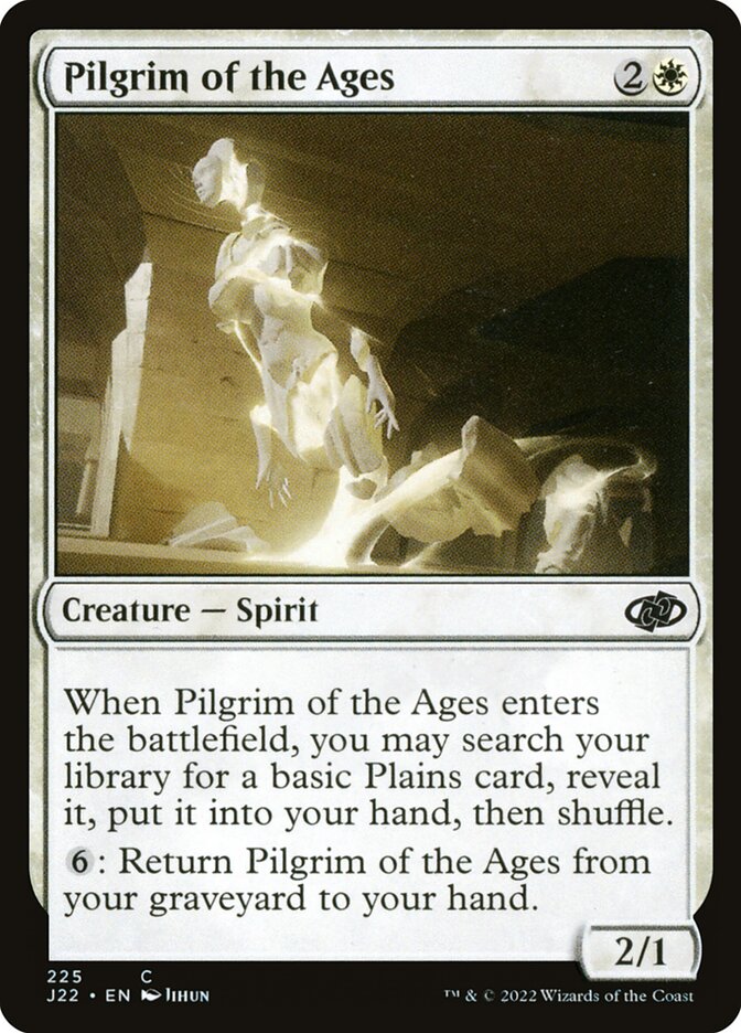MTG Card Title: Pilgrim of the Ages J22/225