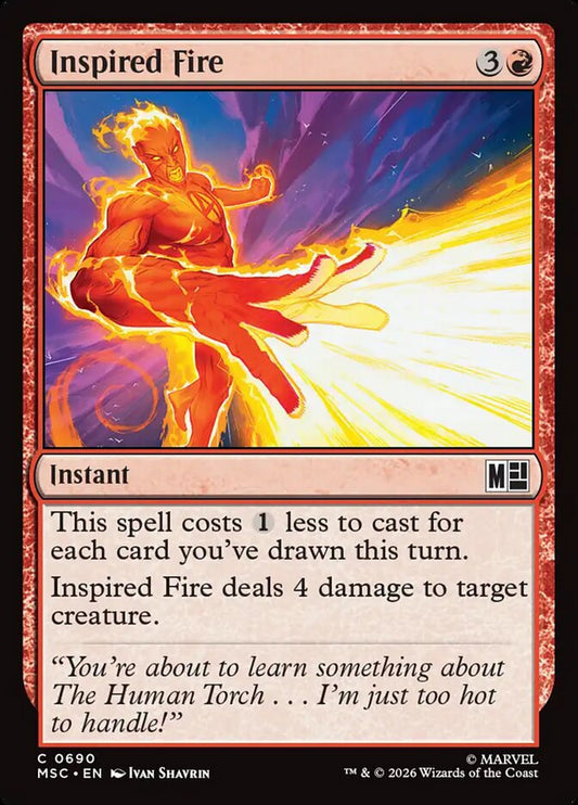 MTG Card Title: Inspired Fire MSC/690
