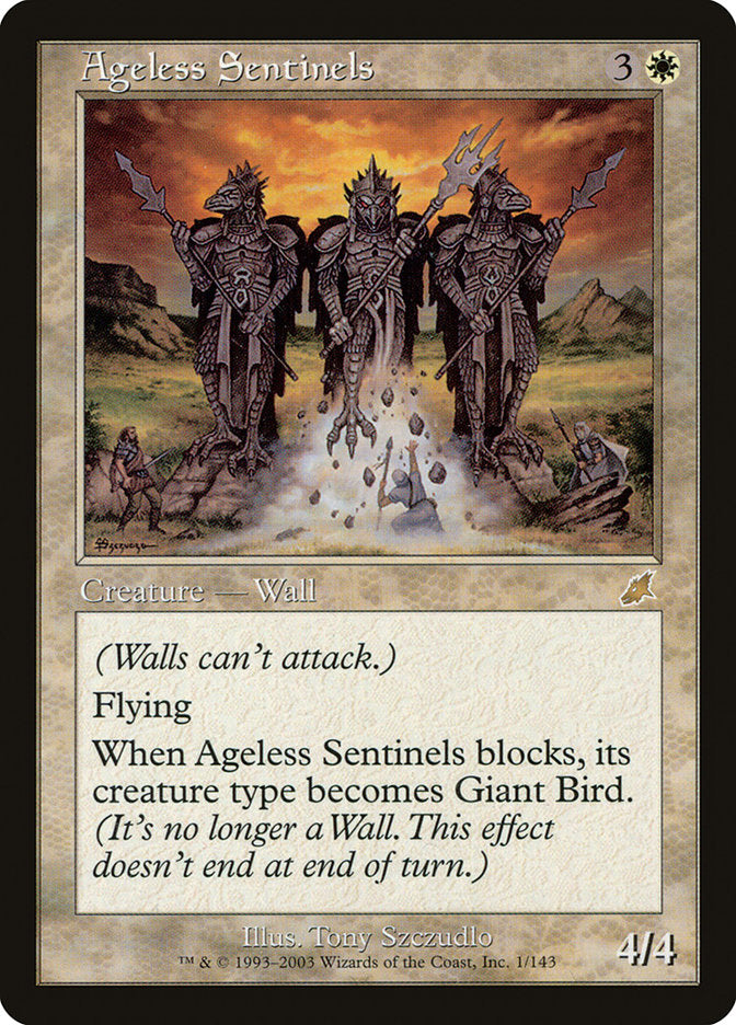 MTG Card Title: Ageless Sentinels SCG/1