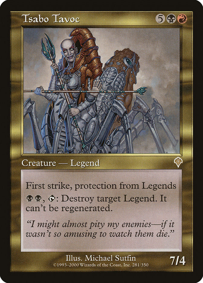 MTG Card Title: Tsabo Tavoc INV/281