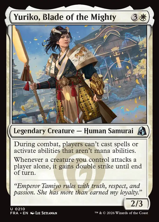 MTG Card Title: Yuriko, Blade of the Mighty FRA/210