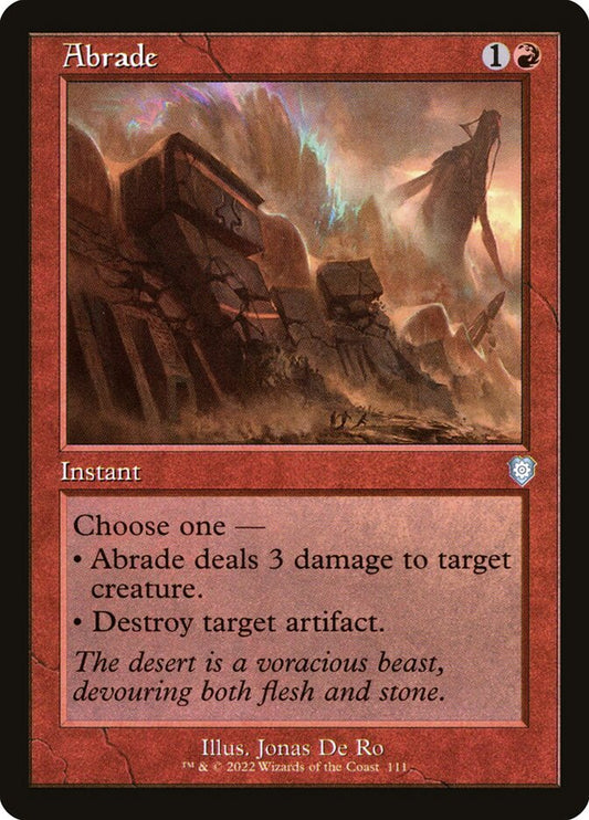 MTG Card Title: Abrade BRC/111