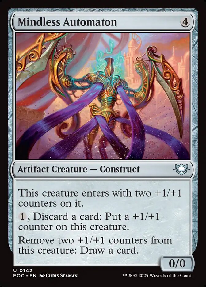 MTG Card Title: Mindless Automaton EOC/142