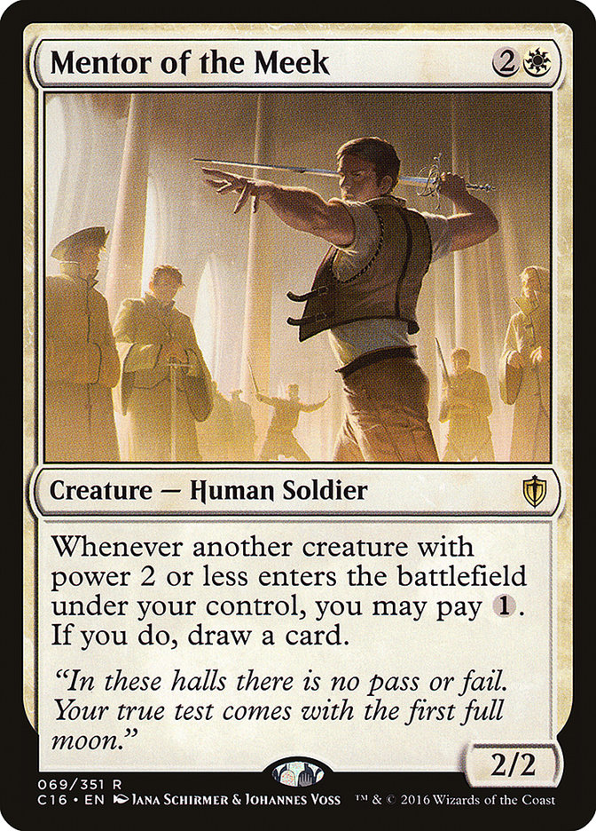 MTG Card Title: Mentor of the Meek C16/69
