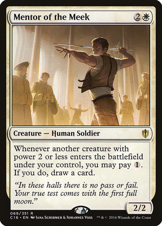 MTG Card Title: Mentor of the Meek C16/69