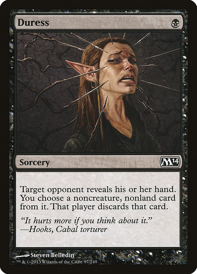 MTG Card Title: Duress M14/97