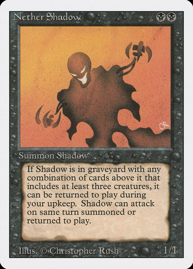 MTG Card Title: Nether Shadow 3ED/118