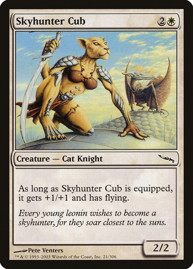 MTG Card Title: Skyhunter Cub MRD/21