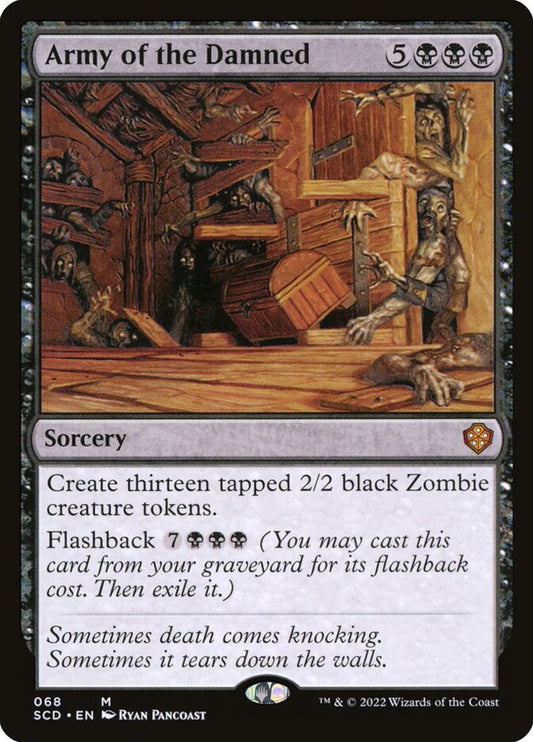 MTG Card Title: Army of the Damned SCD/68
