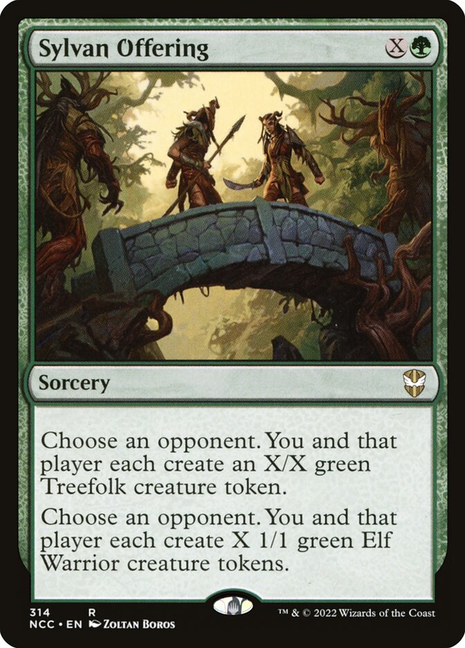 MTG Card Title: Sylvan Offering NCC/314