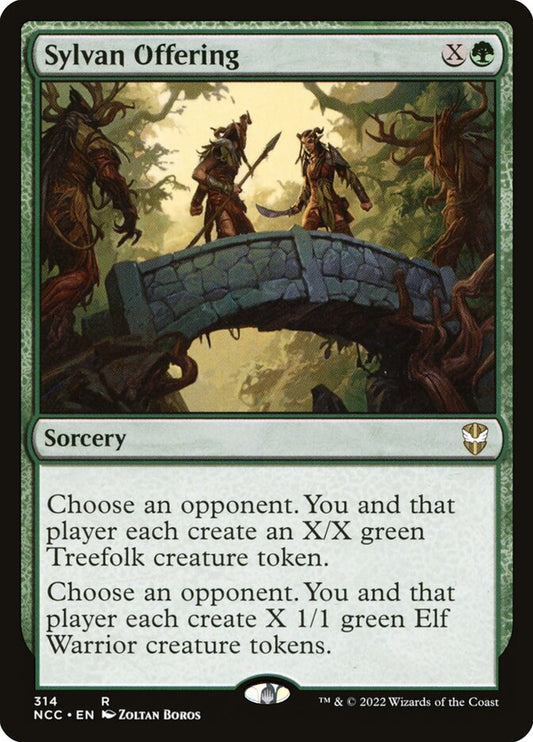MTG Card Title: Sylvan Offering NCC/314