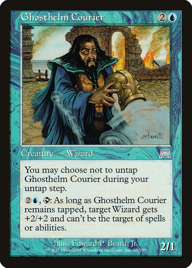 MTG Card Title: Ghosthelm Courier ONS/85
