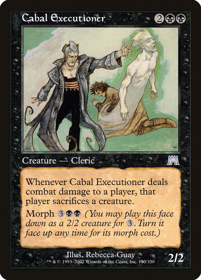 MTG Card Title: Cabal Executioner ONS/130