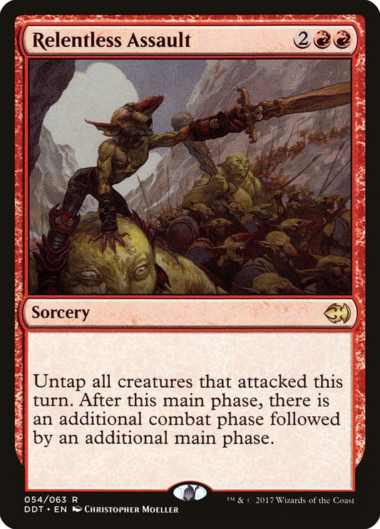 MTG Card Title: Relentless Assault DDT/54