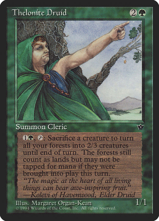 MTG Card Title: Thelonite Druid FEM/78