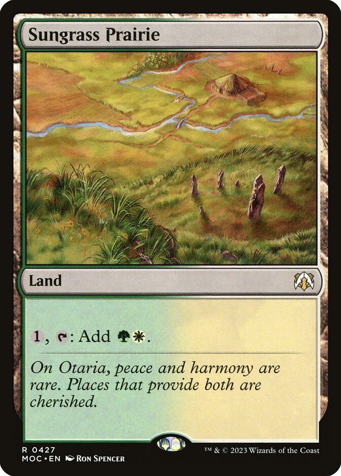 MTG Card Title: Sungrass Prairie MOC/427