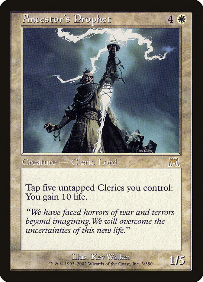MTG Card Title: Ancestor's Prophet ONS/3