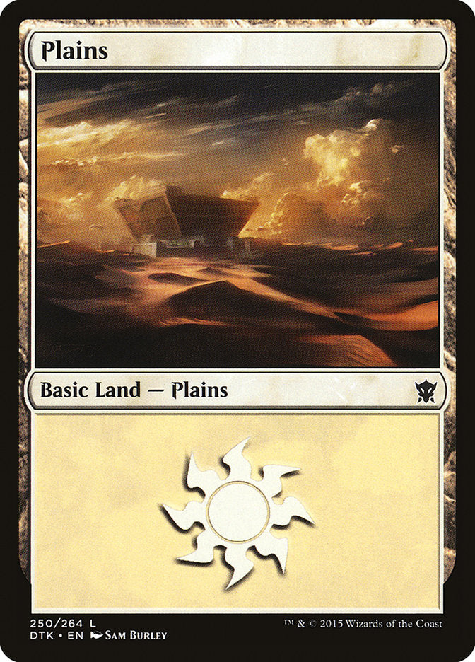 MTG Card Title: Plains DTK/250