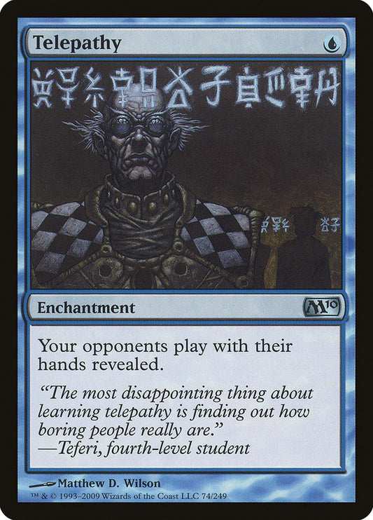 MTG Card Title: Telepathy M10/74