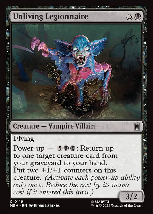 MTG Card Title: Unliving Legionnaire MSH/119