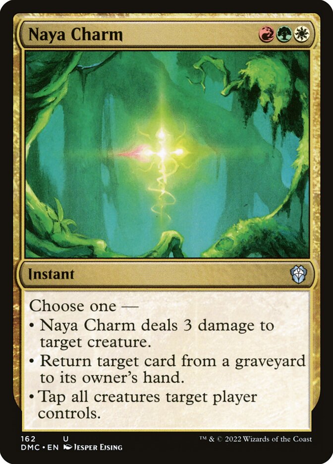 MTG Card Title: Naya Charm DMC/162