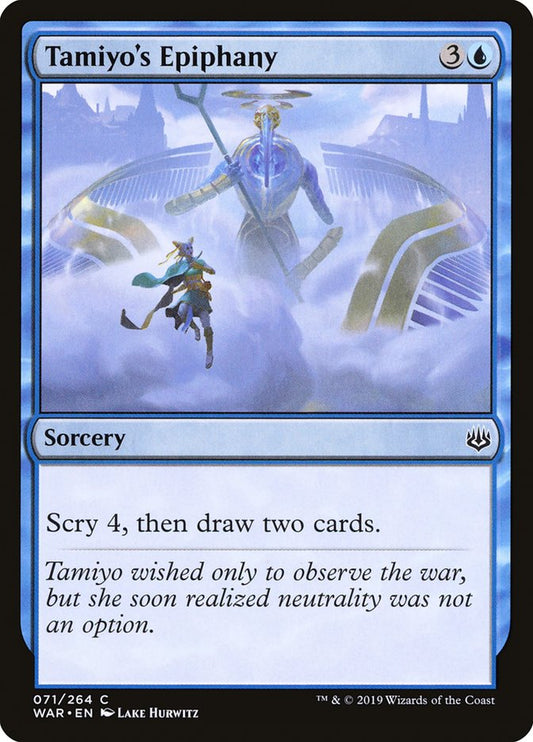 MTG Card Title: Tamiyo's Epiphany WAR/71