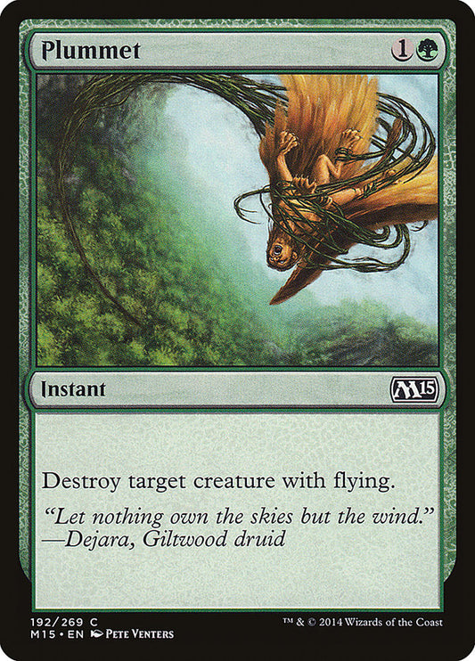 MTG Card Title: Plummet M15/192